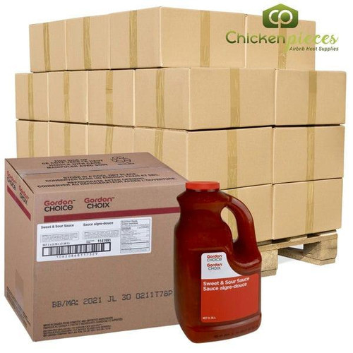 Gordon Choice GFS Sweet And Sour Sauce Bulk 3.7L | 2/CASE | 50 CASES PER PALLET-(Total 100 units)   Gordon Choice GFS Sweet And Sour Sauce Bulk 3.7L | 2/CASE | 50 CASES PER PALLET-(Total 100 units)