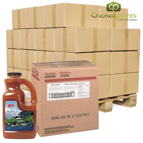 Gordon Choice GFS Plum Sauce Bulk 3.7L | 2/CASE | 50 CASES PER PALLET-(Total 100 units)   Gordon Choice GFS Plum Sauce Bulk 3.7L | 2/CASE | 50 CASES PER PALLET-(Total 100 units)