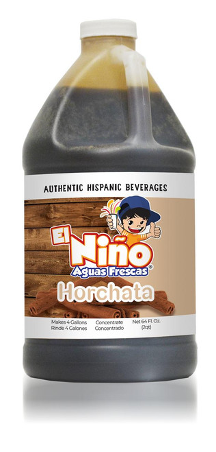  El Nino Aguas Frescas Horchata 7:1 Concentrate- 1.89L/64oz 