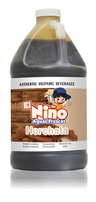 El Niño 1.89L bottle of Authentic Horchata concentrate; Creamy cinnamon beverage mix for bubblers; 7:1 Hispanic drink concentrate-CHICKEN PIECES
