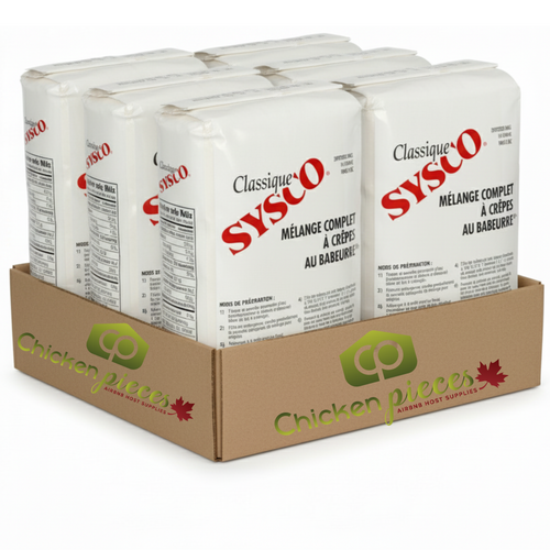 Sysco Classic Mix Pancake Buttermilk Complete 2KG/4.41Lbs (6/Case) -chicken pieces
