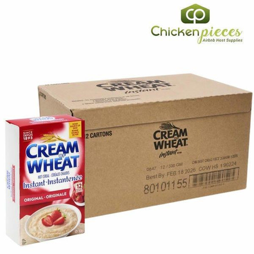 Cream Of Wheat Hot Cereal Original 336g/11.85oz (12/Case)   Cream Of Wheat Hot Cereal Original 336g/11.85oz (12/Case)