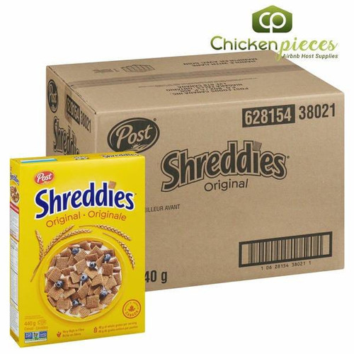 POST Post Cereal Wheat Shreddies Original 440g/15.52oz (12/Case)  POST Post Cereal Wheat Shreddies Original 440g/15.52oz (12/Case)
