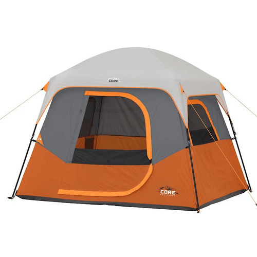  Core Equipment Straight Wall Cabin Tent - 4-Person 