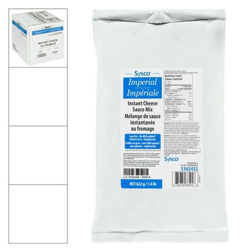 Sysco Imperial Sauce Cheese Instant 622GM/1.37 LBS - chicken pieces
