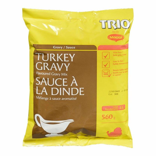  Trio Mix Turkey Gravy Sauce 560 grams/1.23 Lbs 