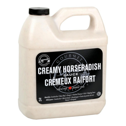 Lynch Creamy Horseradish Sauce 2 Liter/4.23lbs - chicken pieces
