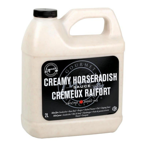 LYNCH Lynch Creamy Horseradish Sauce Large 2 Liter/4.23lbs 