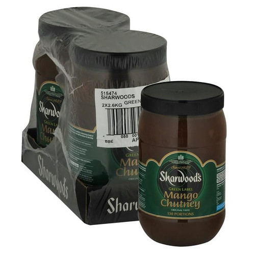 J.a Sharwoods & Mango Chutney Major Grey 2.6kg/5.73Lbs - chicken pieces