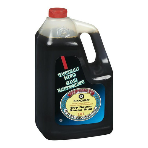 KIKKOMAN Kikkoman Traditionally Brewed Soy Sauce Large 3.79L/8.01Lbs  KIKKOMAN Kikkoman Traditionally Brewed Soy Sauce Large 3.79L/8.01Lbs