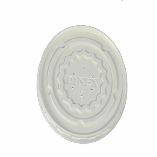  Dinex DX9300B7000 Translucent Disposable High-Temp Lid (1000/Case) 