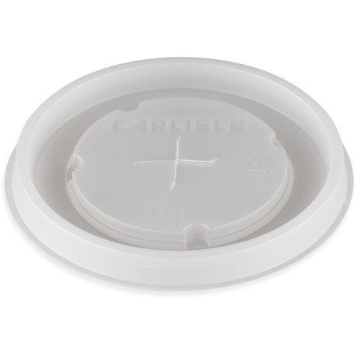  Carlisle 5212L30 Translucent Disposable Lid (1000/Case) 