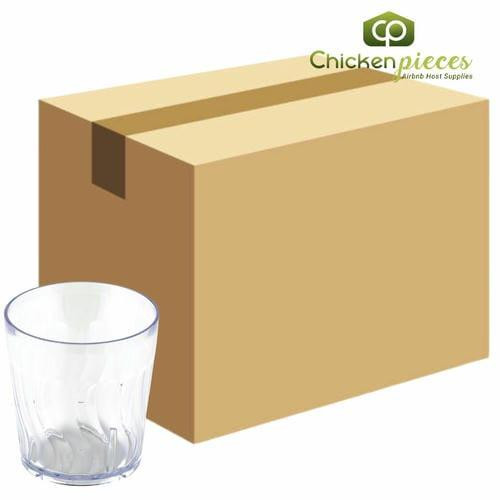 Dinex DX4GC907 Swirl 9 oz. Clear SAN Plastic Tumbler (72/Case) 