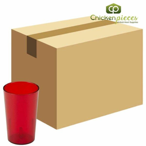 Cambro 950P156 Colorware 9.8 oz. Ruby Red Customizable SAN Plastic Tumbler (72/Case)   Cambro 950P156 Colorware 9.8 oz. Ruby Red Customizable SAN Plastic Tumbler (72/Case)