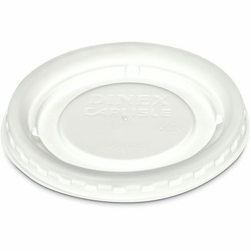  Dinex DX21259000 Translucent Disposable Lid for Bowls, Mugs, and Tumblers (2000/Case) 