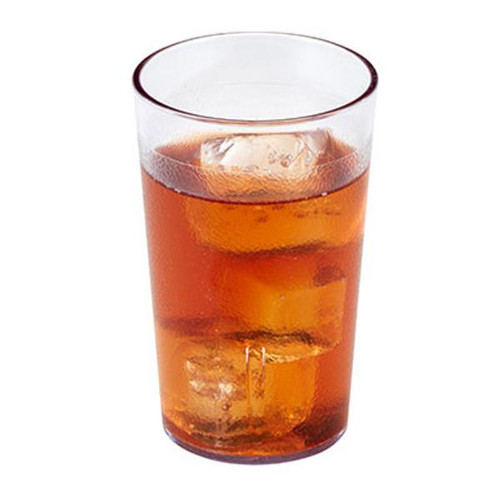  Cambro 950P152 Colorware 9.8 oz. Clear  SAN Plastic Tumbler (6/Case) 