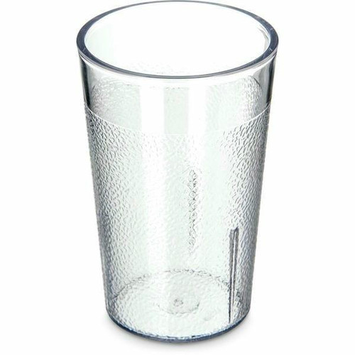  Dinex DX550107 5 oz. Clear SAN Plastic Pebbled Tumbler (72/Case) 