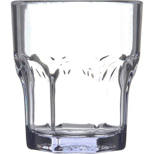  Dinex DX580807 Louis 8 oz. Clear SAN Plastic Tumbler (24/Case) 
