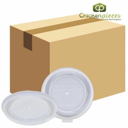 Cambro CLDHB9 Disposable Translucent Lid (1000/Case)   Cambro CLDHB9 Disposable Translucent Lid (1000/Case)