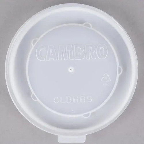 Cambro CLDHB9 Disposable Translucent Lid (1000/Case)   Cambro CLDHB9 Disposable Translucent Lid (1000/Case)