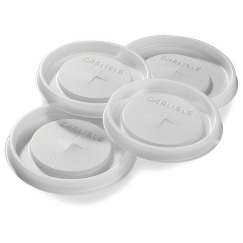  Carlisle 5109L30 Translucent Disposable Lid (1000/Case) 