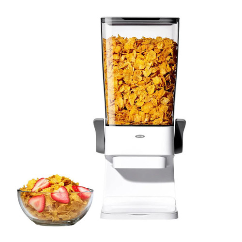 OXO Countertop Food Dispenser 5.5L – Airtight Dry Food Storage, Portion Control, 16.5"H x 8"W   OXO Countertop Food Dispenser 5.5L – Airtight Dry Food Storage, Portion Control, 16.5"H x 8"W
