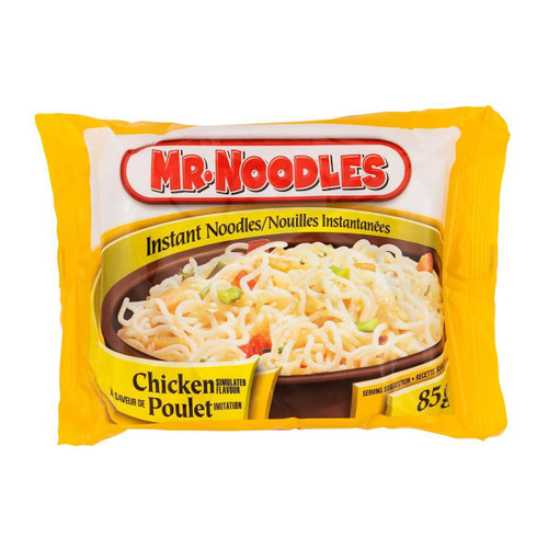 MR NOODLES Mr Noodles Chicken Flavor Flat Instant Noodles, 24 x 85 g  MR NOODLES Mr Noodles Chicken Flavor Flat Instant Noodles, 24 x 85 g