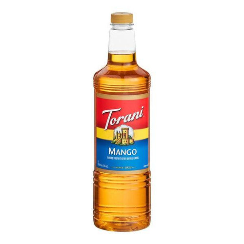 torani Torani Mango Flavoring Syrup Plastic Bottle 1L + Bonus Squeeze Pump 