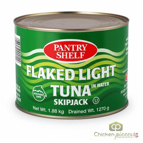 Pantry Shelf Flaked Light Tuna | Bulk 1.88 kg/4.14 lbs Protein - CHICKEN PIECES Pantry Shelf Flaked Light Tuna | Bulk 1.88 kg/4.14 lbs Protein - CHICKEN PIECES