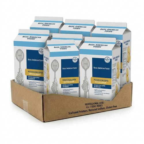 Basic American Foods Scalloped Potatoes Reduced Sodium | Gluten-Free | 1.02KG/6/CASE - CHICKEN PIECES