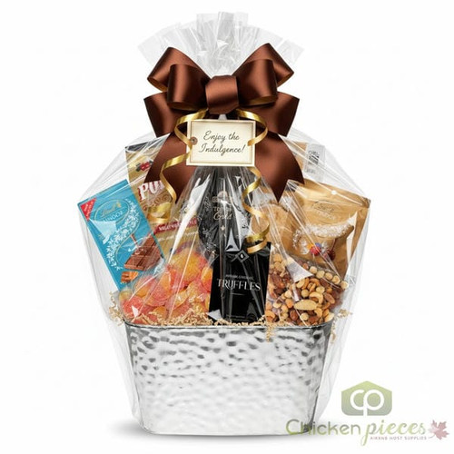Decadent Gourmet Delights Gift Basket | Premium Chocolate & Snack Box | Sweet & Savory Treats - CHICKEN PIECES