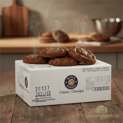 Buy BakerSource Cookie Dough - Double Chocolate Chip 57g (Case of 128) | Commercial-Grade   - CHICKEN PIECES