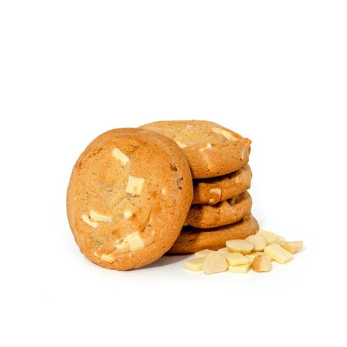 Bakersource Cla Dough Cookie White Chocolate Macadamia 57GR (128/CASE) - CHICKEN PIECES