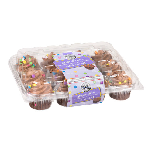 Two Bite Cookie Cupcake Chocolate 10oz (12/CASE) - Buy Mini Desserts & Cake Bites in Bulk - CHICKEN PIECES