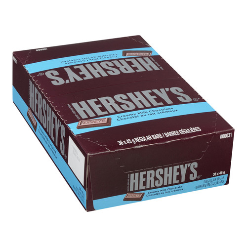 Hershey Candy Bar Chocolate Milk 45g /1.59 oz (36/CASE) | Buy Bulk Candy Bars for Parties & Pantry - CHICKEN PIECES