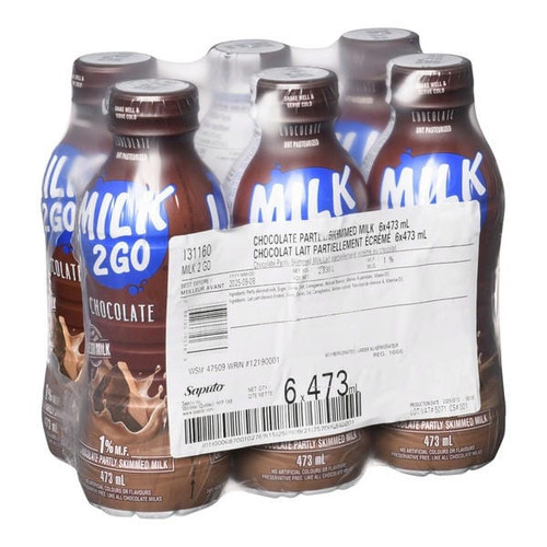 Milk 2 Go Milk Chocolate 2 GO 473 ml/16 oz (6/CASE) | On-the-Go Protein Drink - CHICKEN PIECES