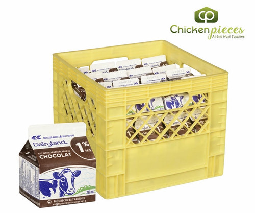 Dairyland 1% Chocolate Milk, 237ml/8 oz Single Serve (48 Case) | Bulk School & Camping Milk - CHICKEN PIECES