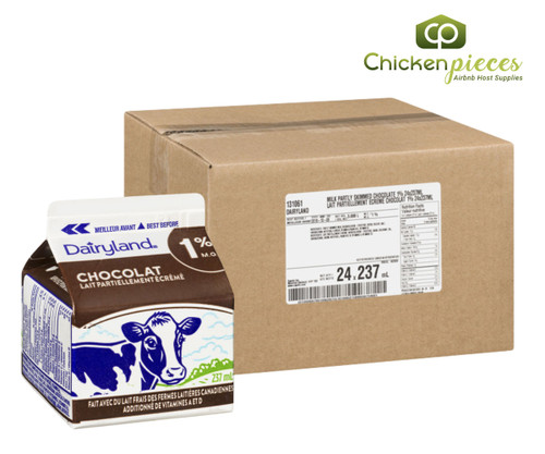 Dairyland Milk Chocolate 1% 237 ml/8oz (24/CASE) - CHICKEN PIECES