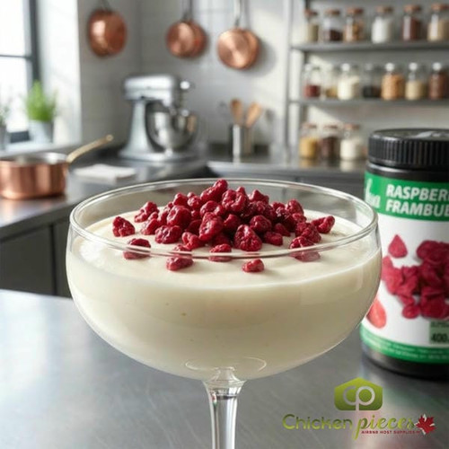 Sosa raspberry crispy wet proof 400g jar for pastry Professional moisture resistant raspberry crunch for mousses Sosa brand raspberry crispy pieces for chocolate and desserts-CHICKEN PIECES