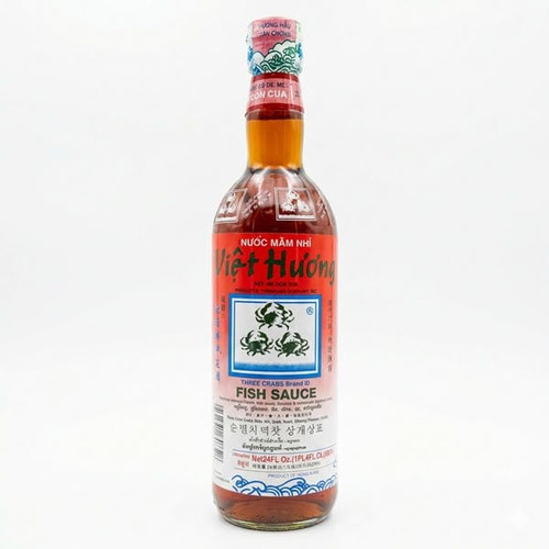 Three Crabs Fish Sauce 24 oz glass bottle for professional chefs Authentic Viet Huong Three Crabs fish sauce for Thai and Vietnamese food Professional grade fish sauce for dipping sauces and marinades-CHICKEN PIECES