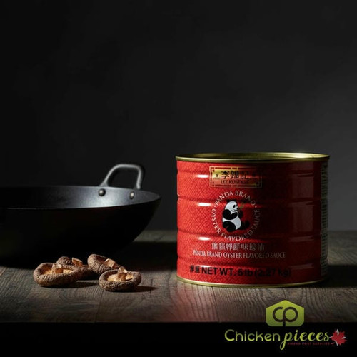 Lee Kum Kee Panda Brand Oyster Sauce 5 lb can for chefs Professional 5lb bulk oyster sauce for restaurants and catering Lee Kum Kee brand oyster flavored sauce for stir-fry and marinades-CHICKEN PIECES
