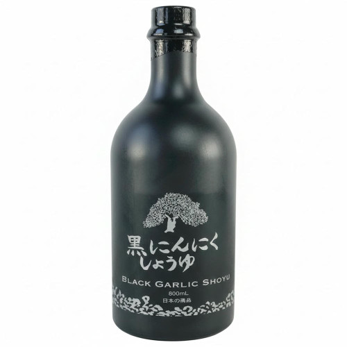 Haku black garlic shoyu 500 mL glass bottle Artisanal Japanese black garlic soy sauce for finishing Premium Haku shoyu with fermented black garlic for chefs-CHICKEN PIECES