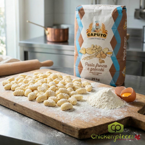 Caputo 00 Pasta Fresca E Gnocchi 25 kg bulk flour bag Premium Italian double zero flour for fresh pasta and gnocchi Professional 25 kg bag of Antimo Caputo pasta flour-CHICKEN PIECES