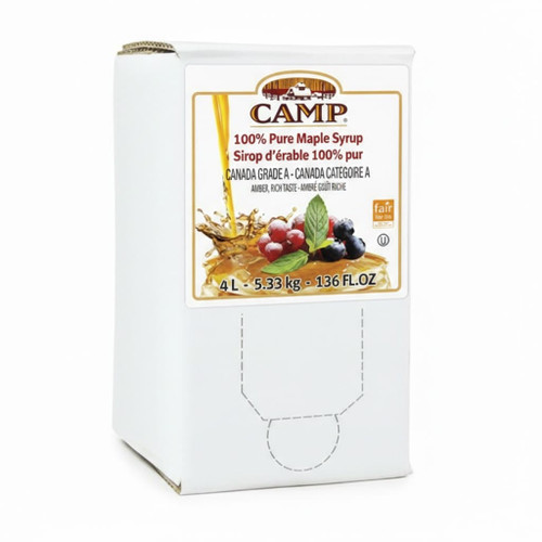 Citadelle 4 liter jug of pure Canadian Grade A Amber maple syrup Bulk 4L maple syrup for professional kitchen and bakery use 100% pure Quebec maple syrup for restaurants and food service-CHICKEN PIECES