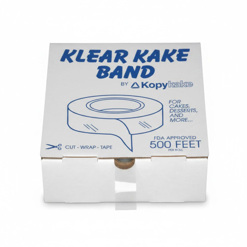 Kopykake 2.5 Inch Clear Acetate Cake Band Roll Professional Klear Kake Bands For Smooth Cake Sides Fda Approved Clear Cake Collar Roll For Bakeries-chicken Pieces