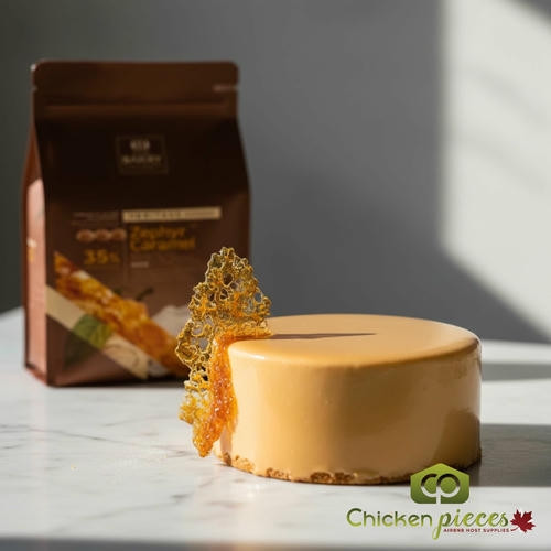 cacao barry zephyr caramel 35 percent white chocolate 2.5 kg bag professional caramelized white chocolate pistoles with fleur de sel bulk cacao barry zephyr caramel chocolate for chefs-CHICKEN PIECES