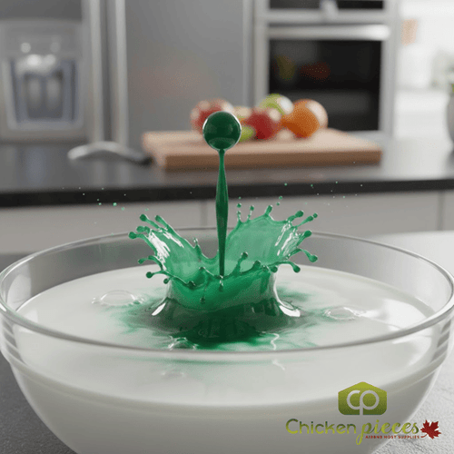 PCB Creation DC068 green liquid food coloring 100cc Professional green food color for macarons and pastry PCB Creation concentrated green food dye for chocolate-CHICKEN PIECES