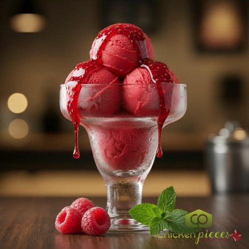 Mec3 raspberry flavoring compound 3kg pail for gelato Professional raspberry flavoring paste for baking and pastry Bulk Mec3 raspberry fruit compound for commercial kitchens-CHICKEN PIECES