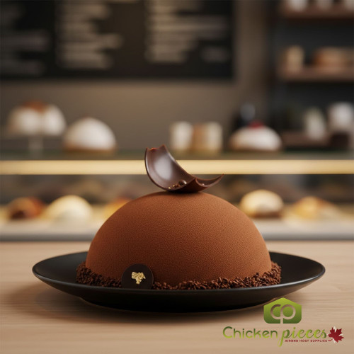 Crescendo brown velvet cocoa butter spray 250ml; Professional brown matte finish spray for frozen desserts; Brown suede effect pastry spray-CHICKEN PIECES