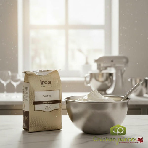 Irca 1kg bag of Panna Fit whip cream stabilizer powder; Professional Italian cream stabilizer for pastry; Bulk Panna Fit powder for firm whipped cream-CHICKEN PIECES